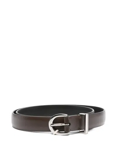 Khaite Luna Belt In Brown