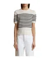 Khaite Luphia Striped Jumper In White