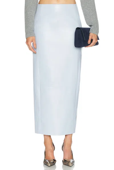 Khaite Lyle Skirt In Blue