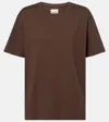 Khaite Short-sleeve Crew-neck T-shirt In Brown