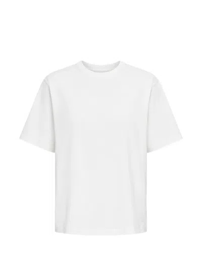 Khaite Mae Cotton Short-sleeve T-shirt In White