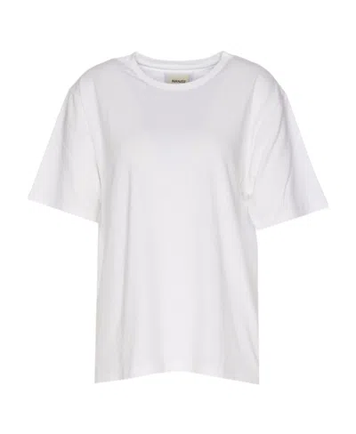 KHAITE KHAITE THE MAE LOGO PATCH T-SHIRT