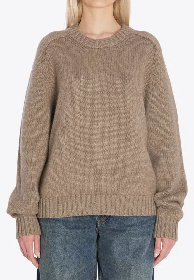 KHAITE MAE KNITTED CASHMERE SWEATER