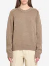 Khaite Mae Cashmere Pullover With Extended Sleeves