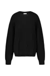 Khaite Maglione Mae In Cashmere Nero Donna In Black