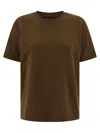 Khaite Mae T-shirt In Brown