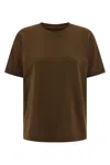 Khaite Mae T-shirt In Brown