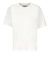 Khaite Womens White Mae Brand-patch Cotton-jersey T-shirt In White