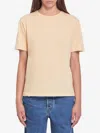 Khaite Logo-label T-shirt In Beige