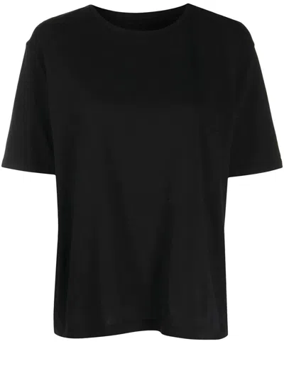 Khaite The Mae Logo-appliqué T-shirt In Black