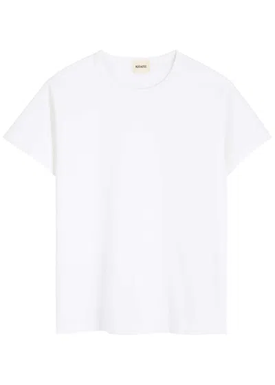 KHAITE KHAITE MAEVE COTTON T-SHIRT