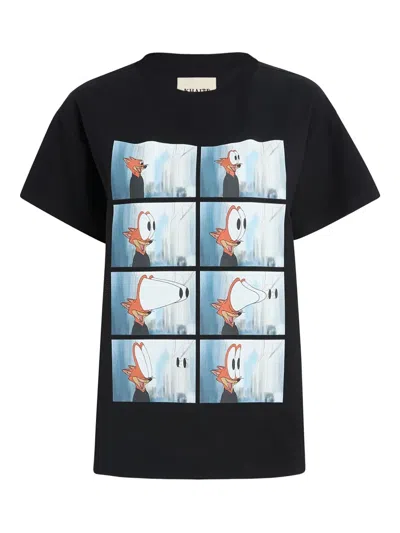 Khaite Maeve Eye-popping Print T-shirt In Blue