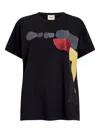 Khaite Maeve Graphic T-shirt In Multi