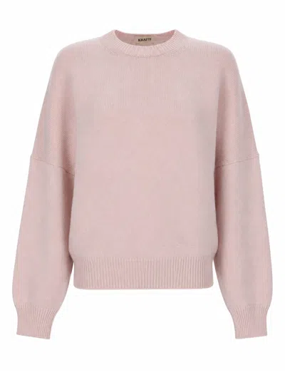 Khaite Maglia "margaux" In Pink