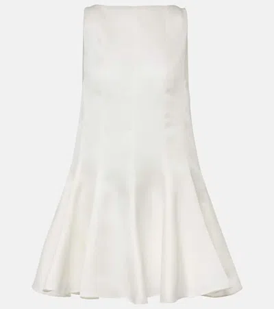 KHAITE MAGS SILK MINIDRESS