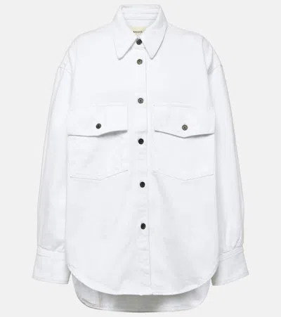 Khaite Mahmet Denim Shirt In White