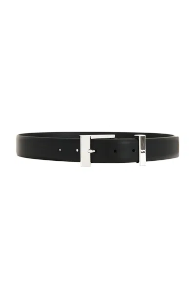 Khaite Manhattan 30mm Belt In Black