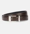 Khaite Manhattan Leather Belt In Brown