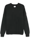 Khaite Manuela Ribbed-knit Cashmere Sweater In Grey