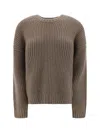 Khaite Manuela Cashmere Sweater In Barley
