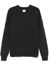 Khaite Manuela Ribbed-knit Cashmere Sweater In Grey