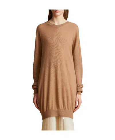 Khaite Marano Cashmere Jumper In Nude