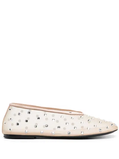 Khaite Marcy Flat In Nude