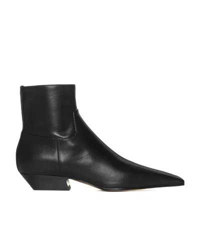 KHAITE KHAITE POINTED TOE ANKLE BOOTS