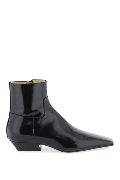 Khaite Marfa Ankle Boots In Nero