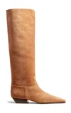 KHAITE MARFA SUEDE WESTERN KNEE BOOTS