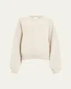 Khaite Margaux Cashmere Crewneck Sweater In Neutral
