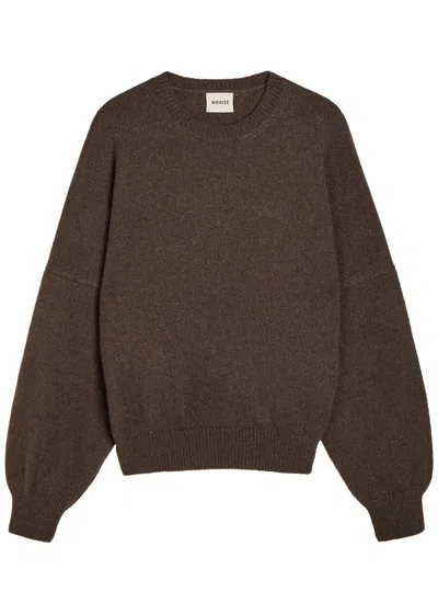 Khaite Margaux Cashmere Jumper In Brown