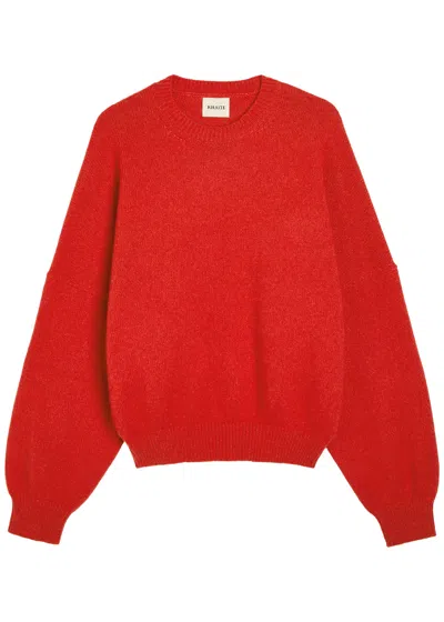 Khaite Margaux Cashmere Jumper In Orange