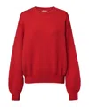 Khaite Margaux Cashmere Sweater In Red