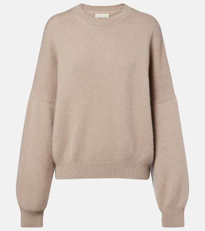 Khaite Margaux Oversized Cashmere Sweater In Neutral