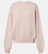 Khaite Womens Dusty Rose Margaux Boxy-fit Cashmere Jumper In Pink