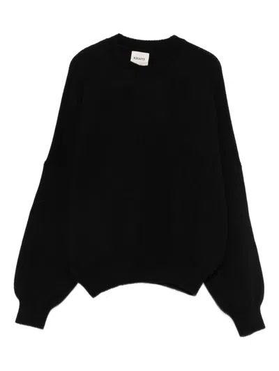 Khaite Margaux Sweater In Black