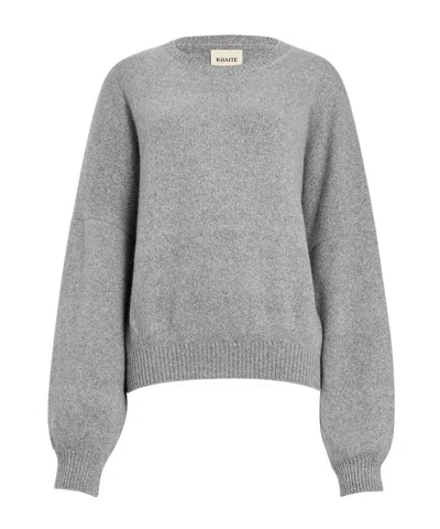 Khaite Margaux Sweater In Gray