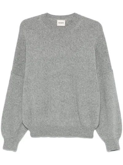 Khaite Margaux Sweater In Grey
