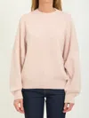 Khaite Womens Dusty Rose Margaux Boxy-fit Cashmere Jumper In Pink