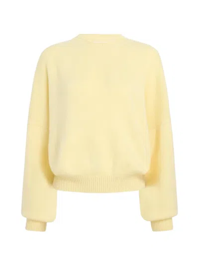 Khaite Margaux Sweater In Yellow