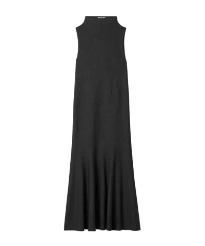 Khaite Margo Merino Wool Maxi Dress In Black