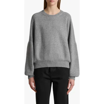 Khaite Marguax Cashmere Sweater In Grey