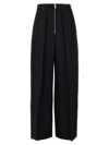 Khaite Womens Maris High-rise Straight-leg Wool-blend Trousers Black In Black