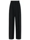 Khaite Satin Maris Tailored Trousers