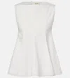 Khaite Marita Organic Cotton Top In White