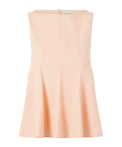 Khaite Marita Patchwork Shirt In Orange