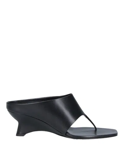 Khaite Marlow Mules In Black