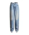 Khaite Martin High-waist Jeans In Blue