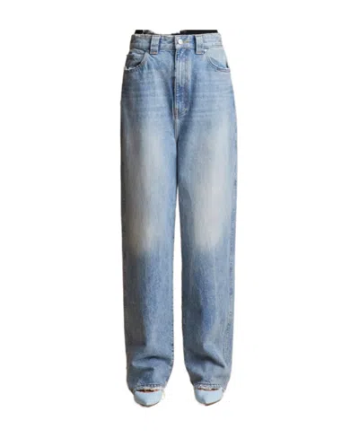Khaite Martin High-waist Jeans In Blue